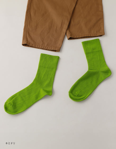 MORIKAGE SHIRT Socks/Solid Color